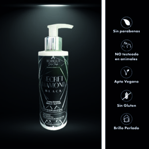 Secret Diamond Black, eco-friendly, sin parabenos, sin gluten, cosmetica