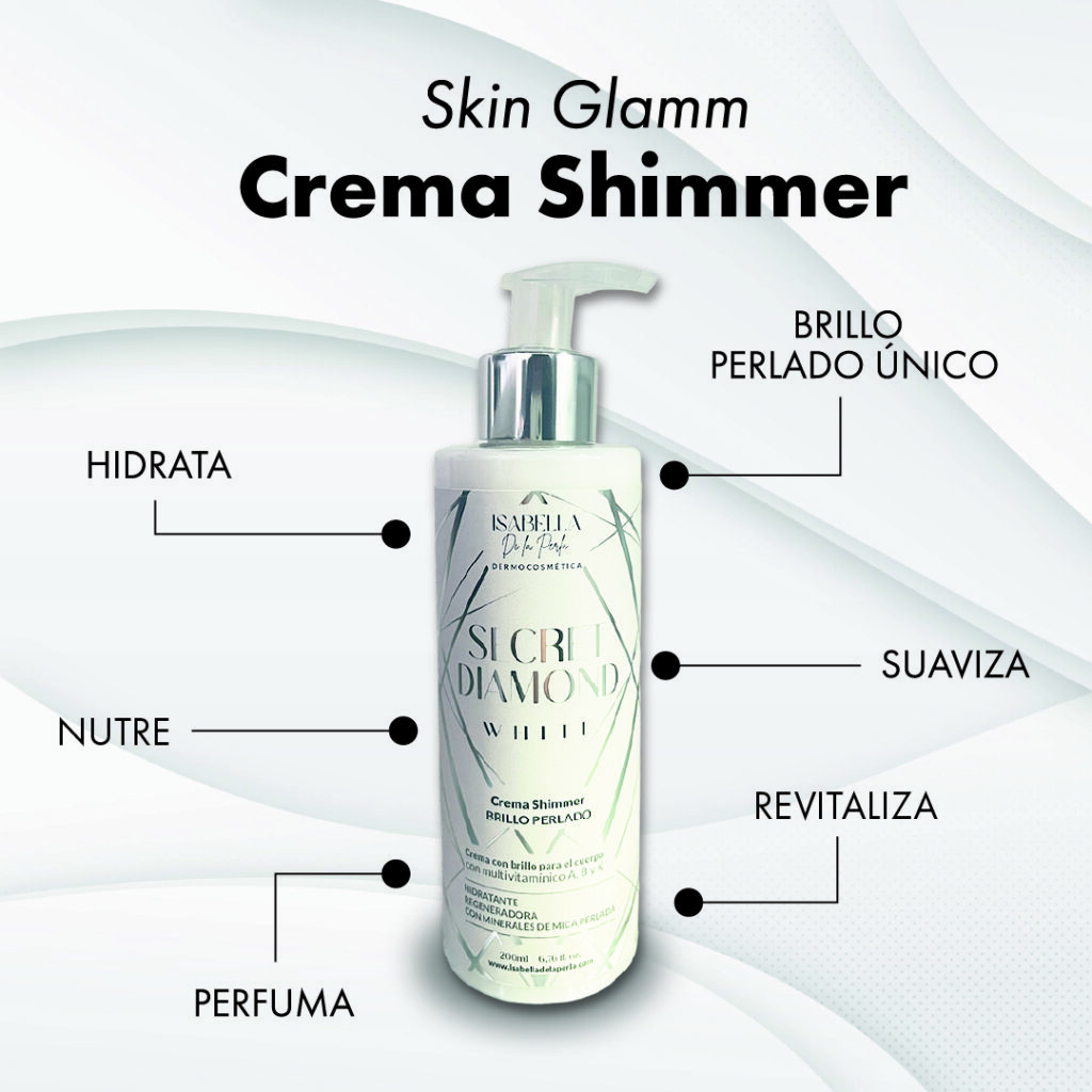 Skin Glamm nuestra Crema Shimmer no solo hidrata sino que también nutre, perfuma, revitaliza, y suaviza tu piel