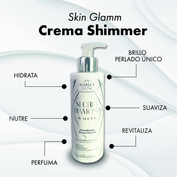 Skin Glamm nuestra Crema Shimmer no solo hidrata sino que también nutre, perfuma, revitaliza, y suaviza tu piel