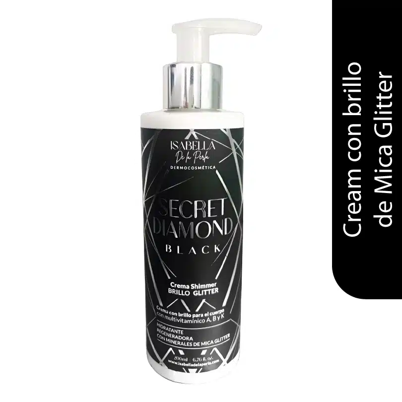 Secret Diamond Black con un hermoso brillo perlado es una de las cremas más asombrosas por sus propiedades y beneficios.