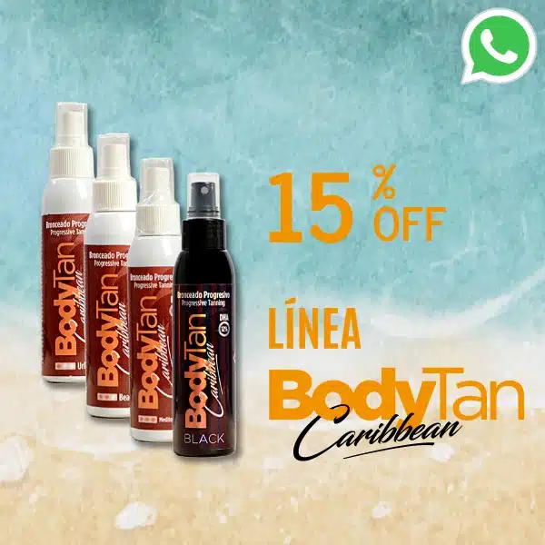 Productos Bodytan para un bronceado natural y uniforme.